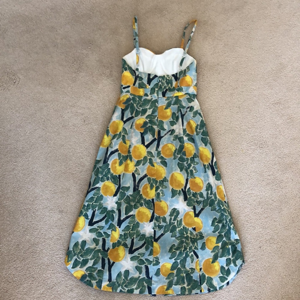 NWT Anthropologie Whit Dress Lemon - Picture 8 of 9
